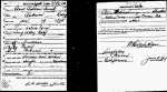 CAS WWI Draft registration card.